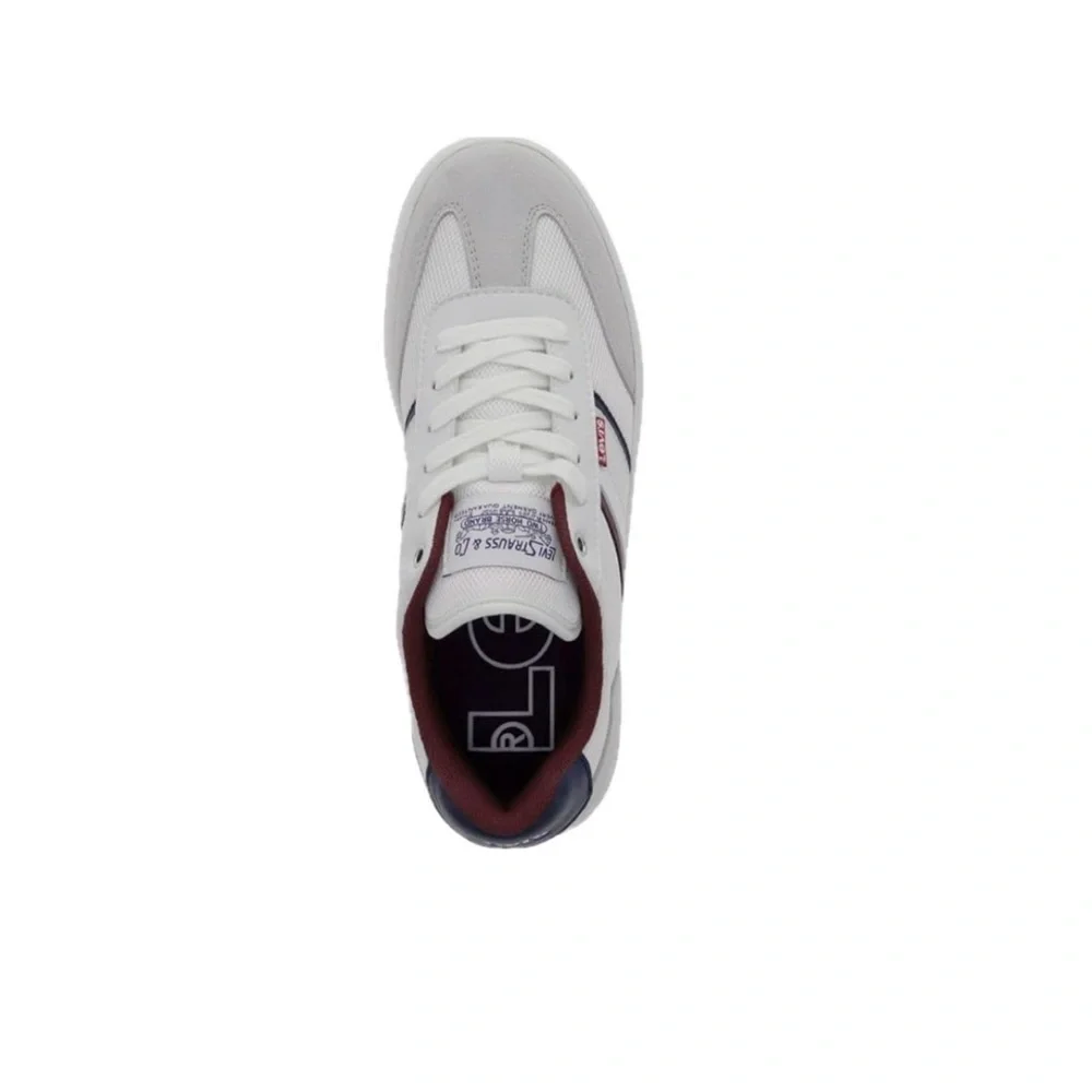NWOT Levi's Men's Zane White and Gray Sneakers size 13